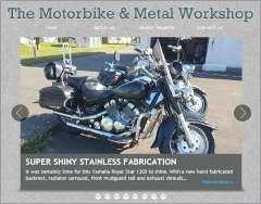 Custom Motorcycles website