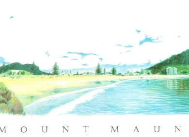 Mount Maunganui beach NZ