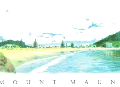 Mount Maunganui beach NZ Mount Maunganui beach NZ